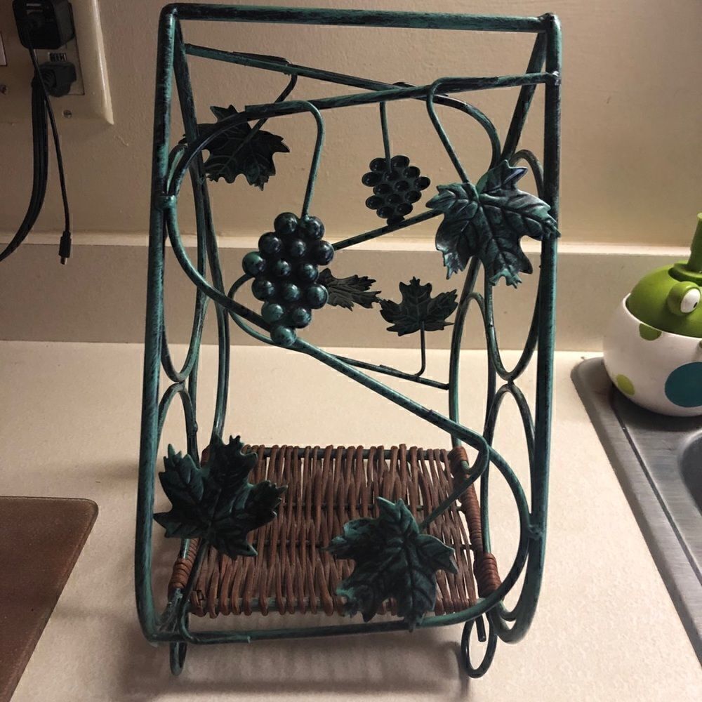 Vineyard wine bottle or bottle  holder